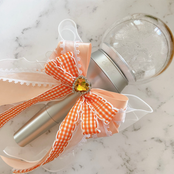 ペンライトリボン ペンラリボン キンブレリボン オーガンジー リボン チェック かわいい その他アクセサリー COCO ribbon 通販18186046Creema クリーマ