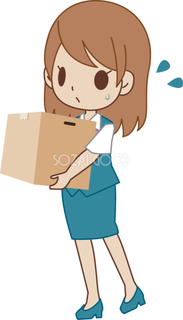 台車荷物大量 - 産業イメージ 無料イラスト