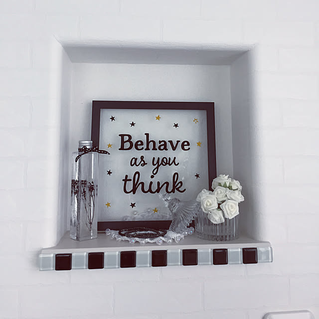 ガラスタイルコースターの作り方貼り付けるだけで出来る