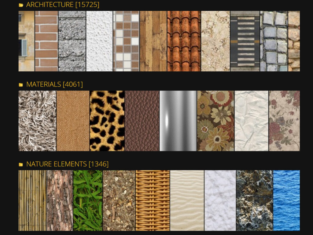 約400種！！無料で商用利用可能な透過テクスチャ素材配布サイト！！ – レンダリングヤッホーイ