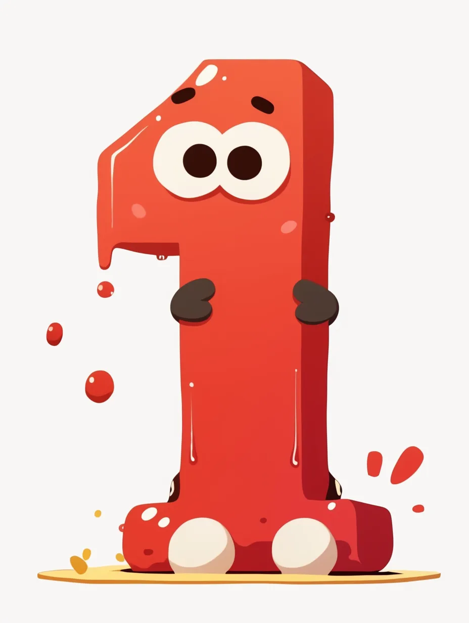 かわいい数字キャラクターの無料イラスト素材集IllustCute