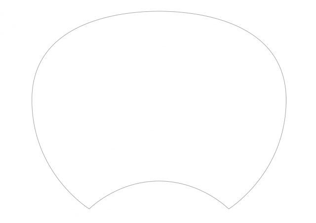 ダイソー ミニうちわ テンプレートTikTok