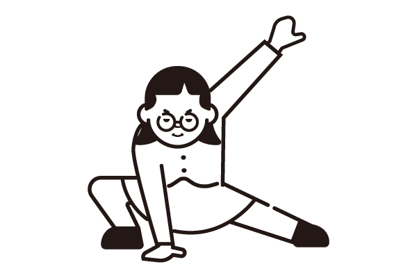 ファイブジャーブルー 着地 イラスト - No: 1159800無料イラスト・フリー素材なら「イラストAC」