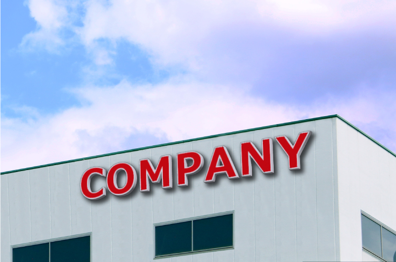 壁面看板 真鍮 ＜サイズオーダー＞サイン有りサイズオーダーオリジナル家具・金物の上手工作所