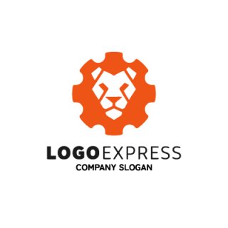 歯車ロゴ ロゴタンク 企業・店舗ロゴ・シンボルマーク格安作成販売