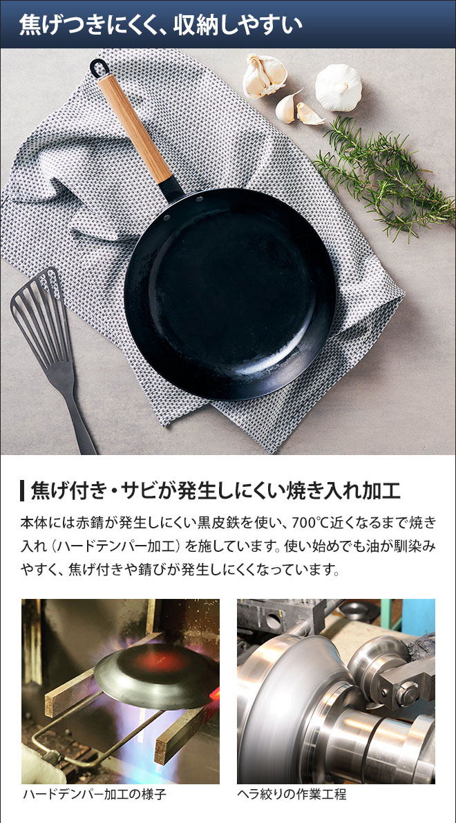 使い始めの前に、鉄フライパンの空焼き 焼き入れ 方法 – プロキッチン ブログ