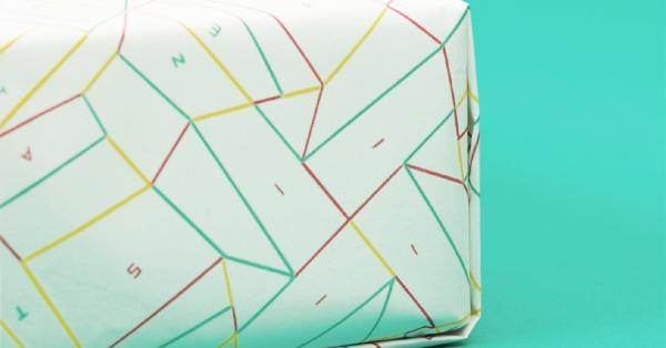 伊勢丹包装紙 radiance岡本健デザイン事務所