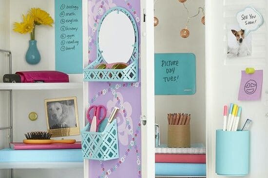 サロンのロッカーアレンジに挑戦！可愛らしい空間をDIY