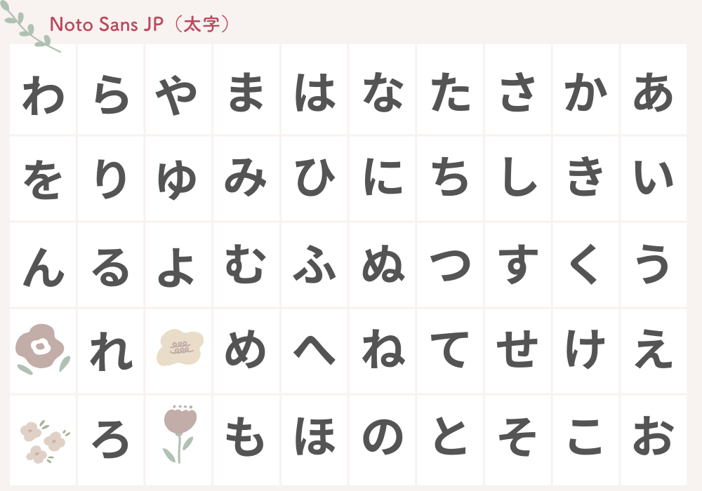 た」 平仮名書き方習字たレタリング
