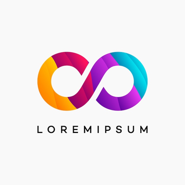 ヘビをモチーフに無限大を表現したロゴ