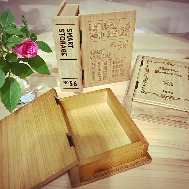 ニトリ ハリーポッターに出てきそう ！洋書みたいな「高見えボックス」ヴィンテージ感のあるデザインがオシャレすぎる