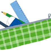 文房具などのフリー素材ノーコピーライトガール