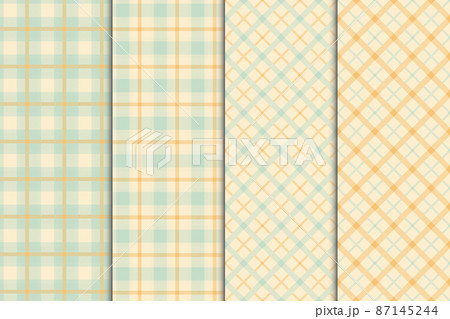 チェック柄の雲と雨のかわいい梅雨の無料フリーイラスト83819素材Good