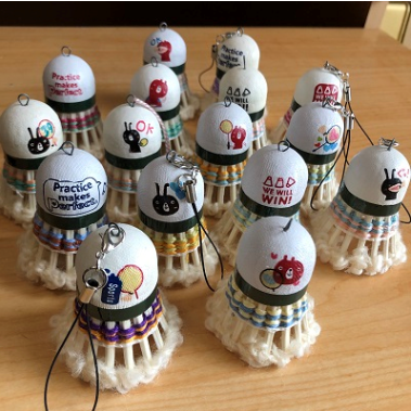 バドミントン シャトル キーホルダー 作り方TikTok