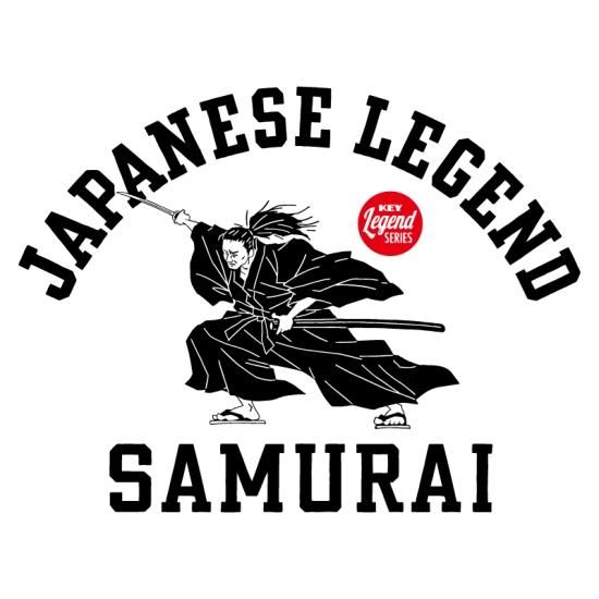 力強いサムライのロゴ