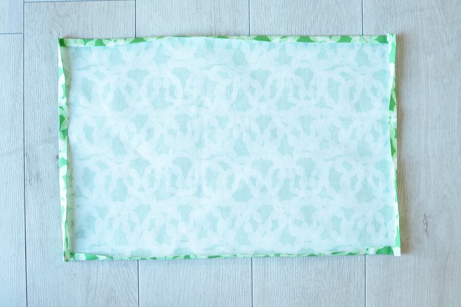 かんたんにできる！★裏つきランチマットの作り方★給食、お弁当に