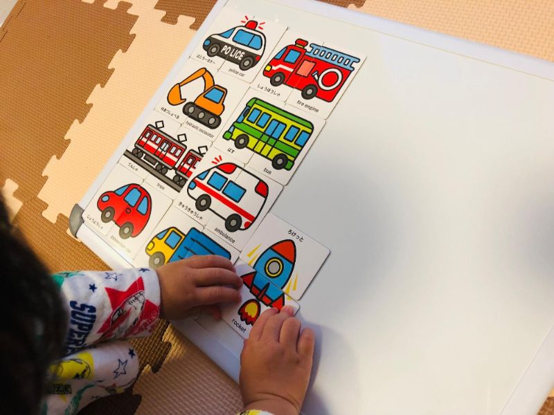 手作り知育玩具「影絵パズル」100円ショップの材料で手作りおもちゃ 作り方にじいろランド note園