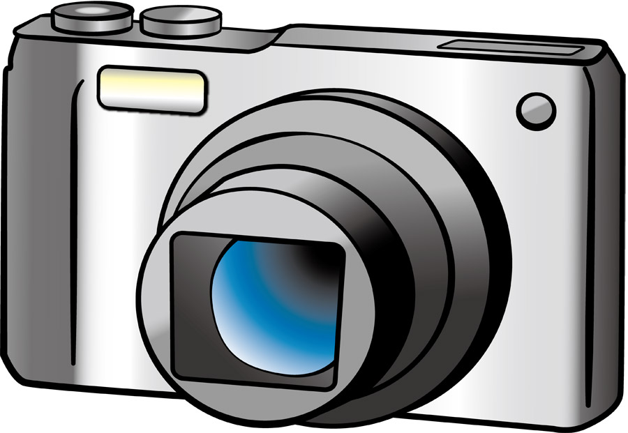 デジタルビデオカメラの液晶画面の無料イラストイラストセンタ