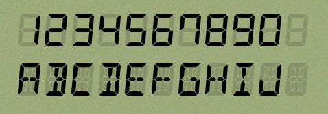 CSSでデジタルっぽい数字の表現をするcss,AdventCalendar - Qiita