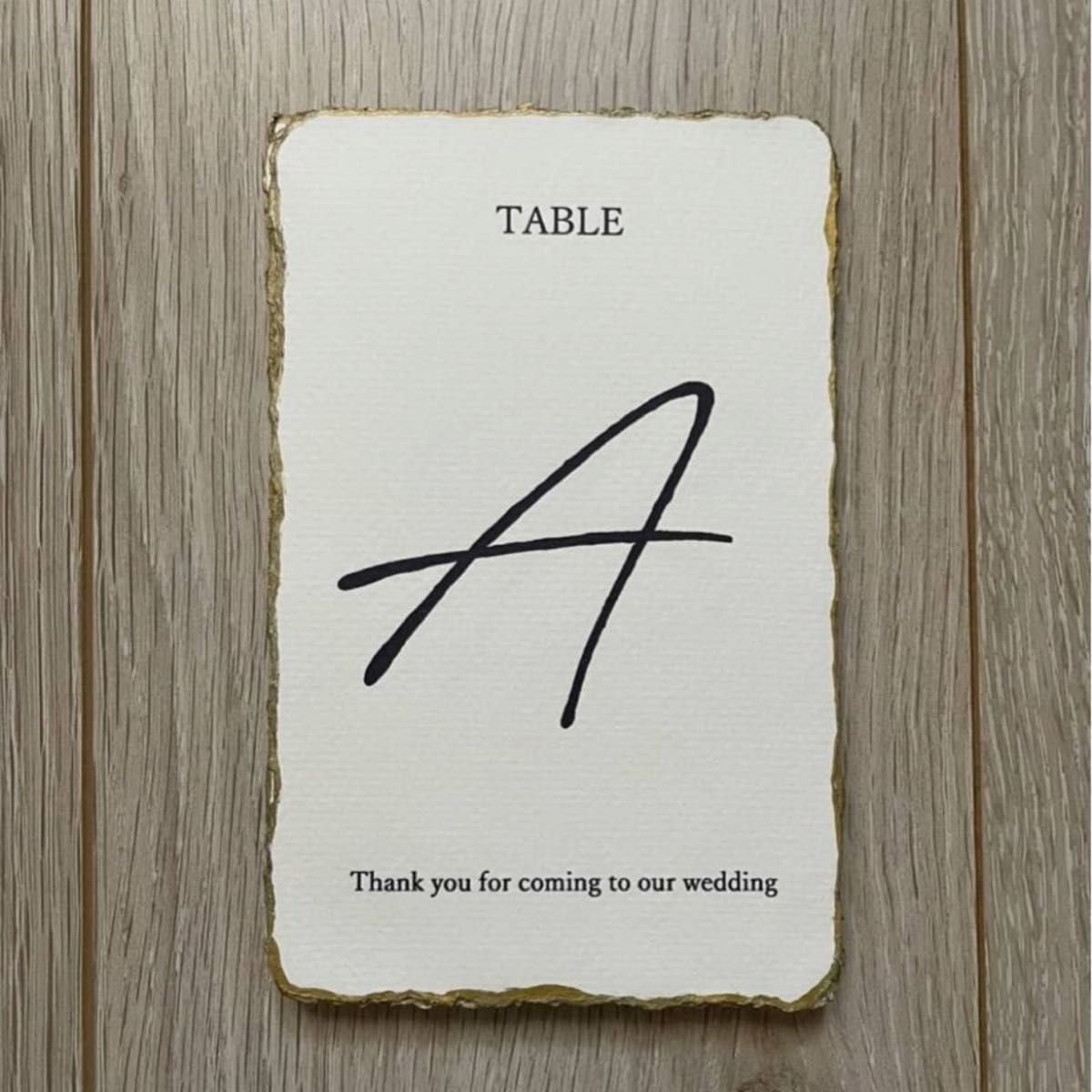 自立する！テーブルナンバー兼ドリンクメニューをA4用紙1枚で作る方法ゆとりのウェディング