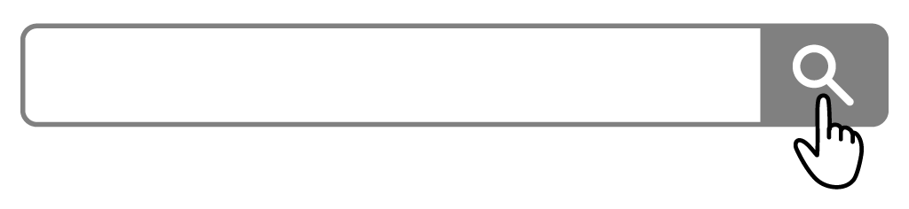 いろいろな検索窓のイラスト カーソルありかわいいフリー素材集 いらすとや