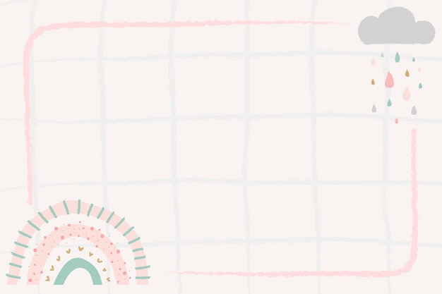 ドット柄フレーム、カラフル水玉模様飾り枠無料イラスト素材素材ラボ