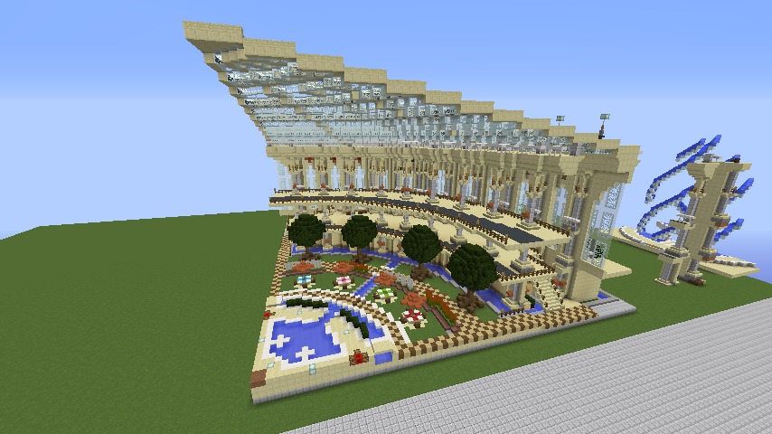 マイクラ建築 拠点の大倉庫 - フィンのゲームブログ