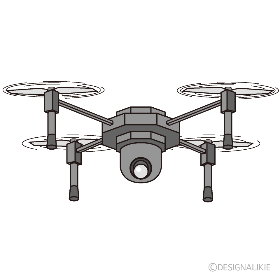 ドローン リアルイラスト無料イラスト・フリー素材なら「イラストAC」
