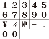 アルファベット&数字 ゴシック体ｰ* オマケがたくさんついてくるパーツ屋さん* 隠れ工房 green ocean
