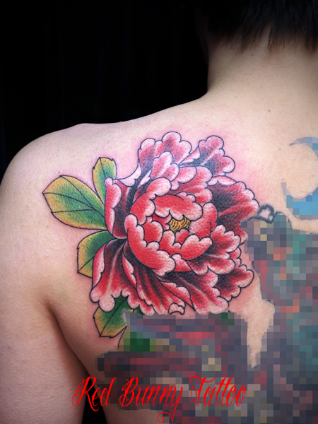 和風素材和柄 着物柄 背景 壁紙 : 鯉の丸に牡丹: 紫紅社ダウンロード販売