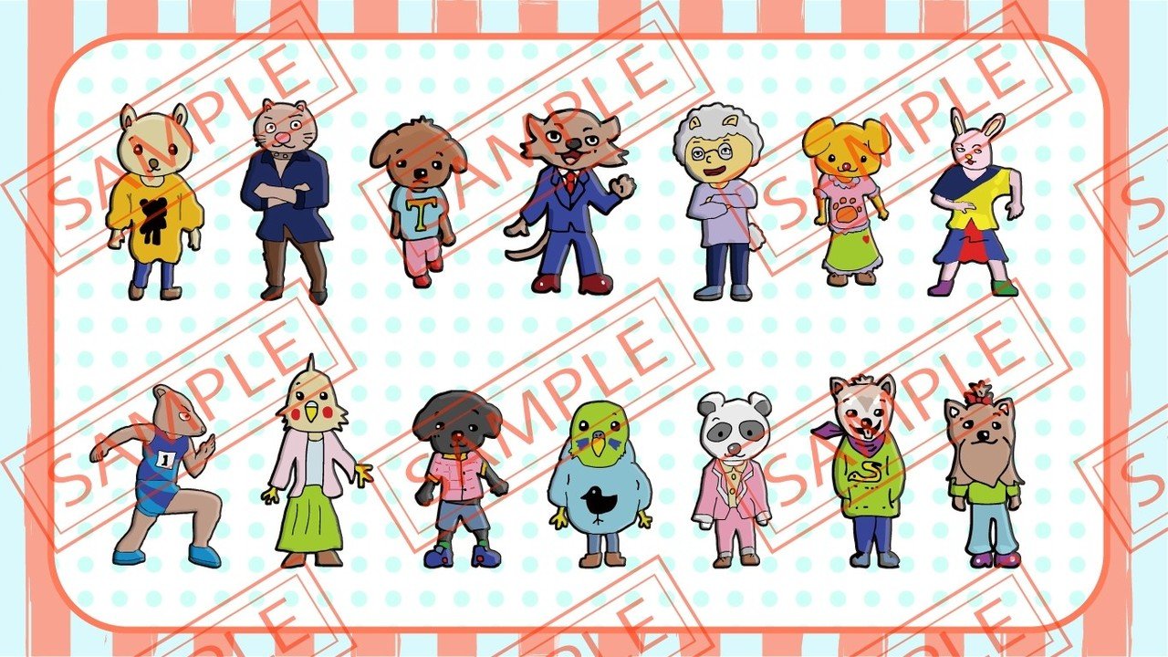 ゆるキャラ風ペンギン無料イラスト＆かわいいフリー素材集 ねこ画伯コハクちゃん