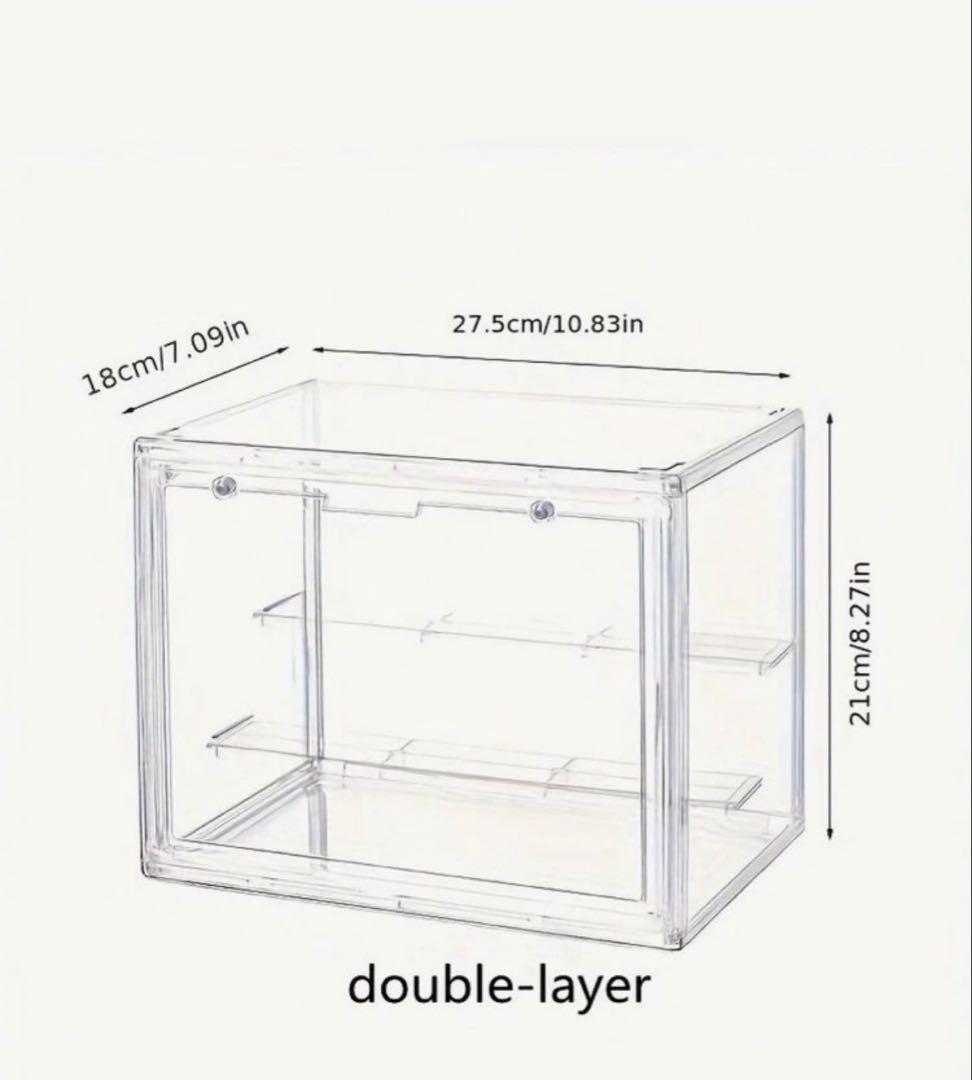 コレクションケース おしゃれ 卓上 ディスプレイ 扉付き ショーケース 開閉フィギュア アクリルケース ディスプレイボックス 人形ケース アクリル収納ボックス 収納ケース 展示ボックス 展示ケース 小物 ミニカー 小型フィギュア 人形 送料無料