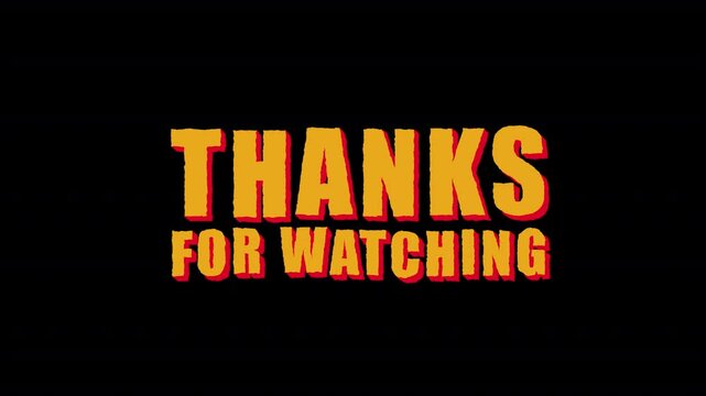 thank you for watchingのイラスト素材 - PIXTA