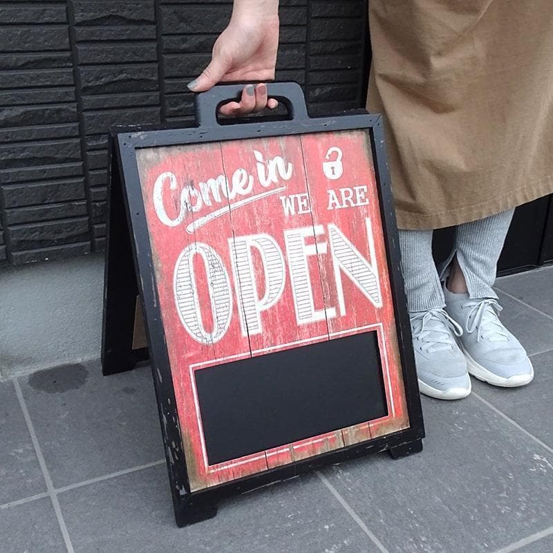 即出荷 看板 オープン クローズ おしゃれ オープンスタンド オープン＆クローズスタンド 店舗用 両面 オープンクローズサインボード 7098村田屋産業 オープン クローズ ボード 両面 open closed 看板シルバー タイムズニューローマンサインプレート おしゃれ