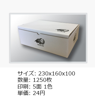 ロゴ印刷・フルカラー・表面印刷 宅配60サイズ・ ダンボール箱 A5サイズダンボール通販No.1 ダンボールワン