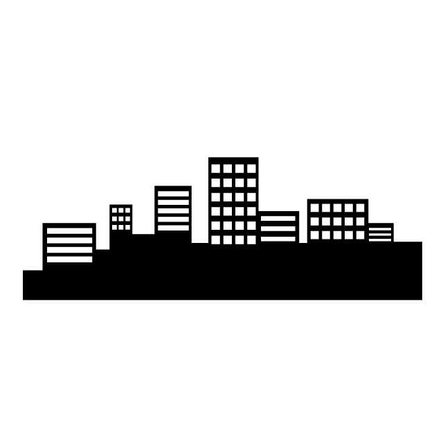 銀行のビルのシルエットアイコン。金融ビル。のイラスト素材FYI08085201ストックフォトの QleanMarket キュリンマーケット