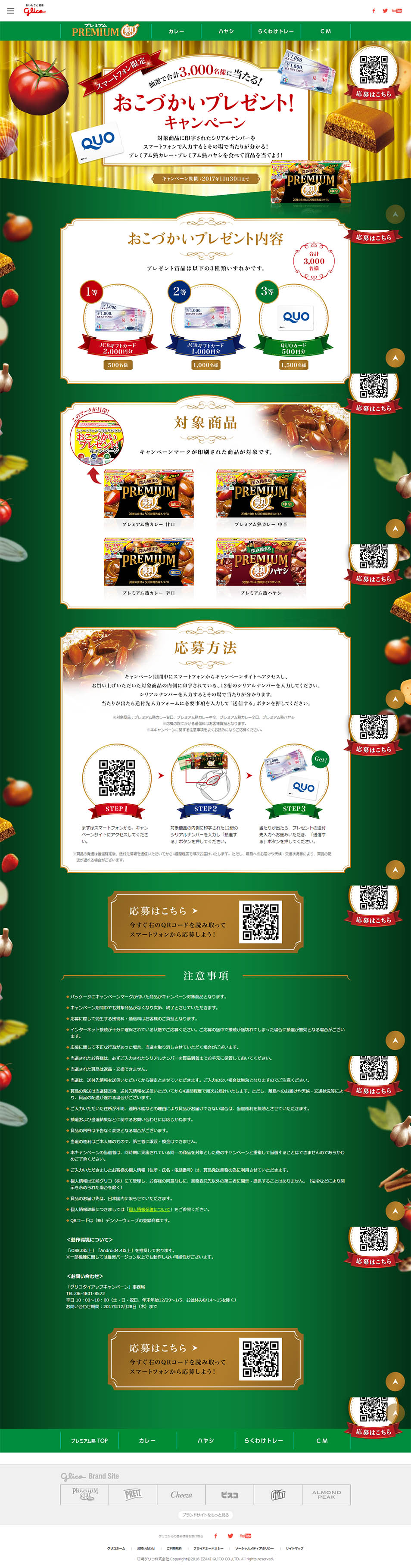 QTTAら、貯まる！LINEポイントキャンペーンLPデザインリンク集LP advance