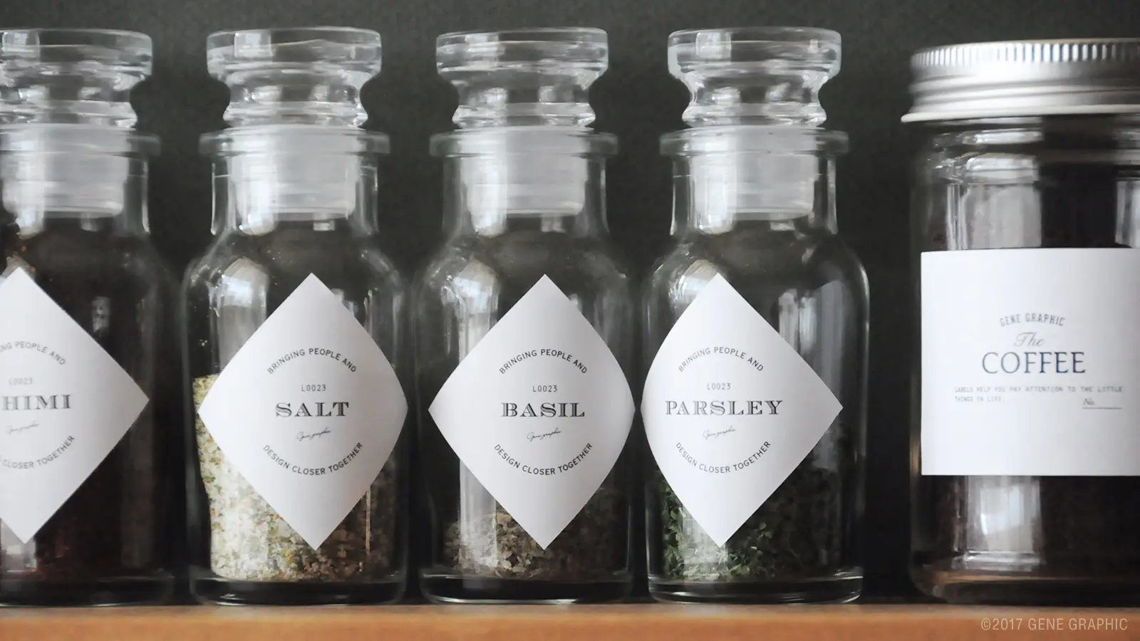 おしゃれなデザインの住所ラベル 宛名書き のテンプレート素材・英語表記、横書きのフォーマ イラストボックス「プレミアム」テンプレート