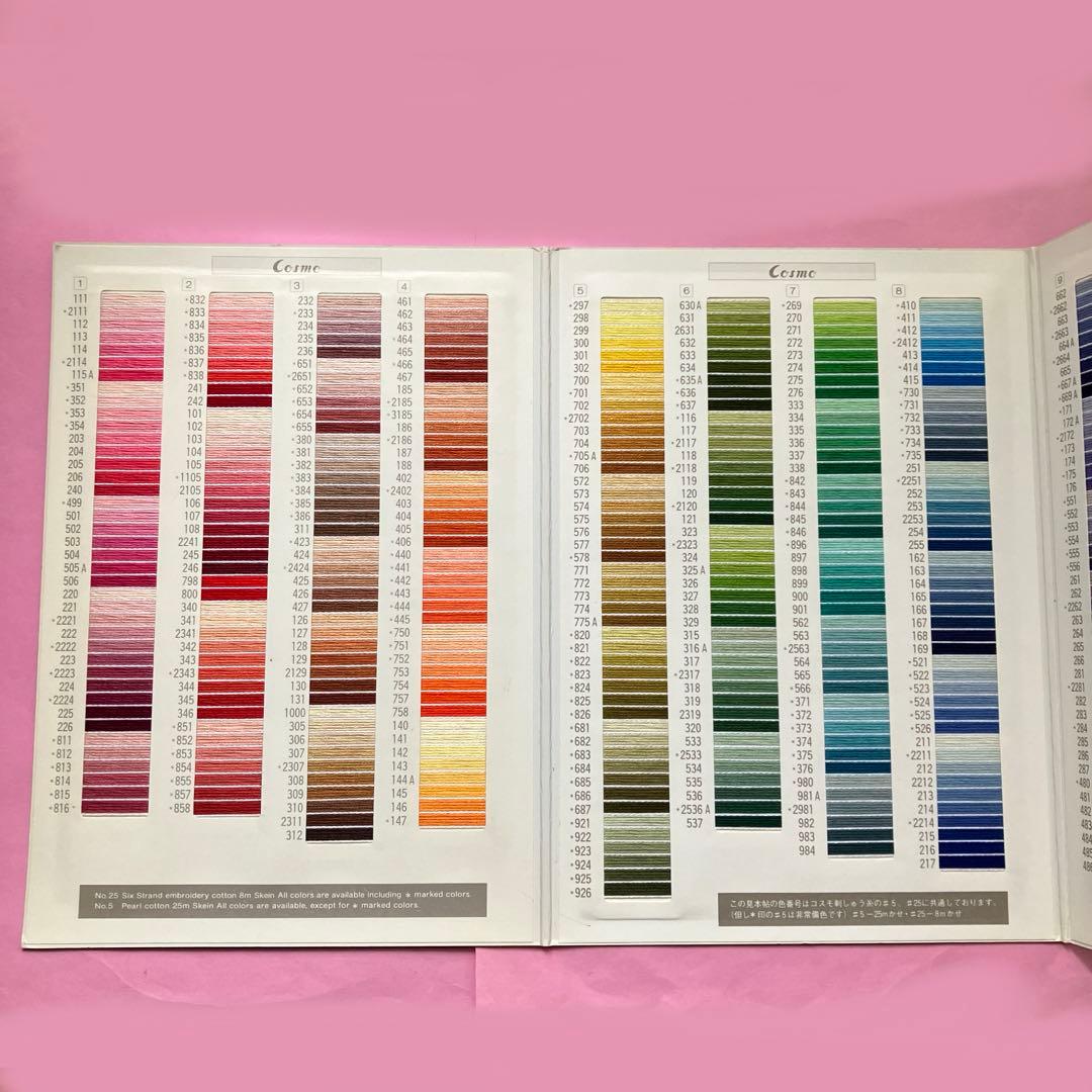 在庫特価 コスモ 刺しゅう糸 25番 色1-BKN : COSMO 刺繍糸 ししゅう糸