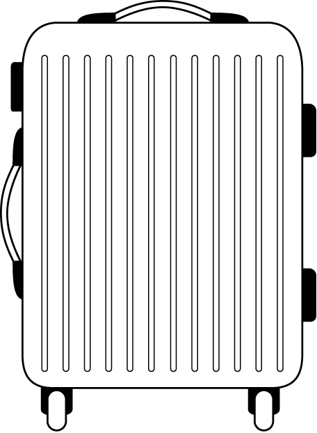 イラストポップの季節の素材春夏秋冬の行事や風物のイラスト5月3-No14スーツケースの無料ダウンロードページ