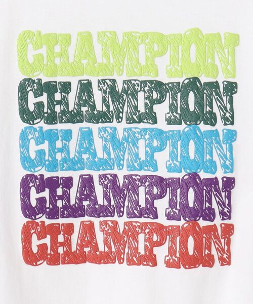 Champion - Champion カラフルロゴ Tシャツ Women's M オーバーサイズの通販 by 最短発送は20日 土 です！ チャンピオンならラクマ