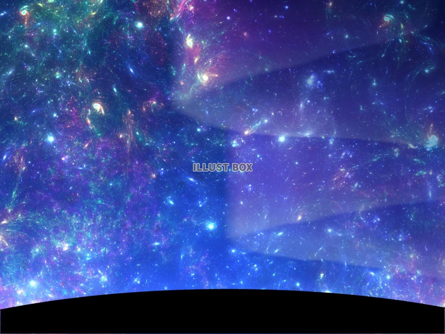 神秘的、幻想的な背景イラストSKIMA スキマ