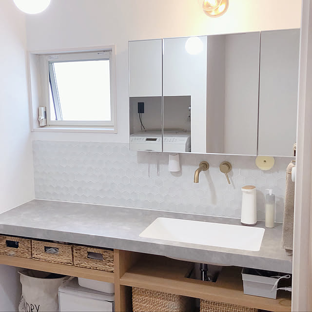 AICA 洗面カウンター ボウル スタイリッシュカウンタ