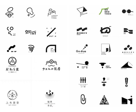 モダンな幾何学的なロゴのテンプレートPremiumベクトル素材