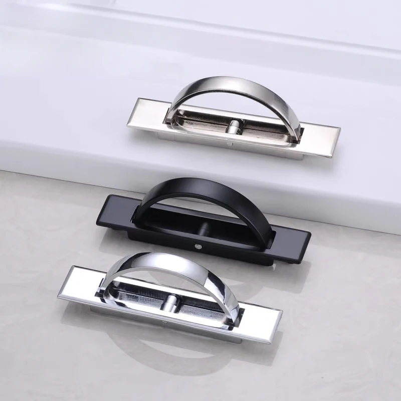 MDRBB ドアノブ レバー 純銅 引き戸ロック 引き戸ハンドル 隠しドアロック フック ドアハンドル キー付き