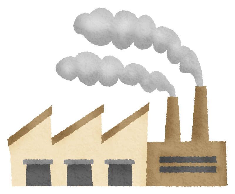 工場」アイコン・イラストのフリー素材 商用可