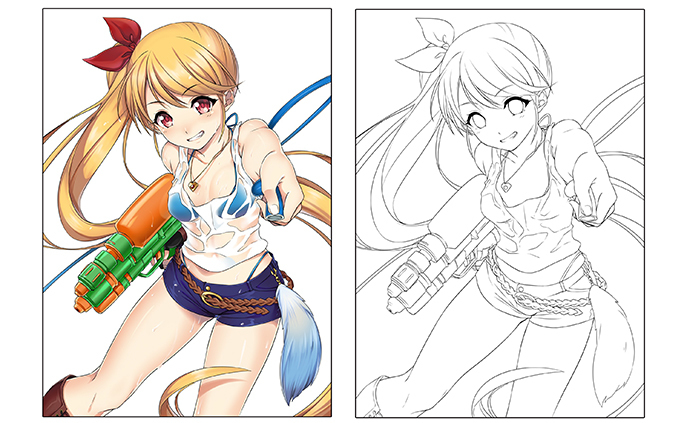 アイビスペイント 女性の肌 顔 の塗り方。透明感を表現する手順お絵かき図鑑