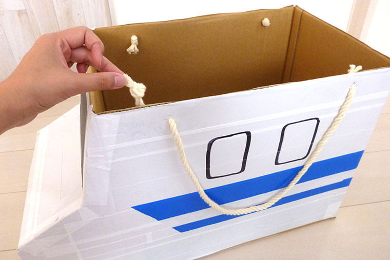 □SDGsへの取り組み 段ボールは万能素材！段ボール電車で遊んじゃおう！保育のひきだし ～こどもの可能性を引き出すアイデア集～