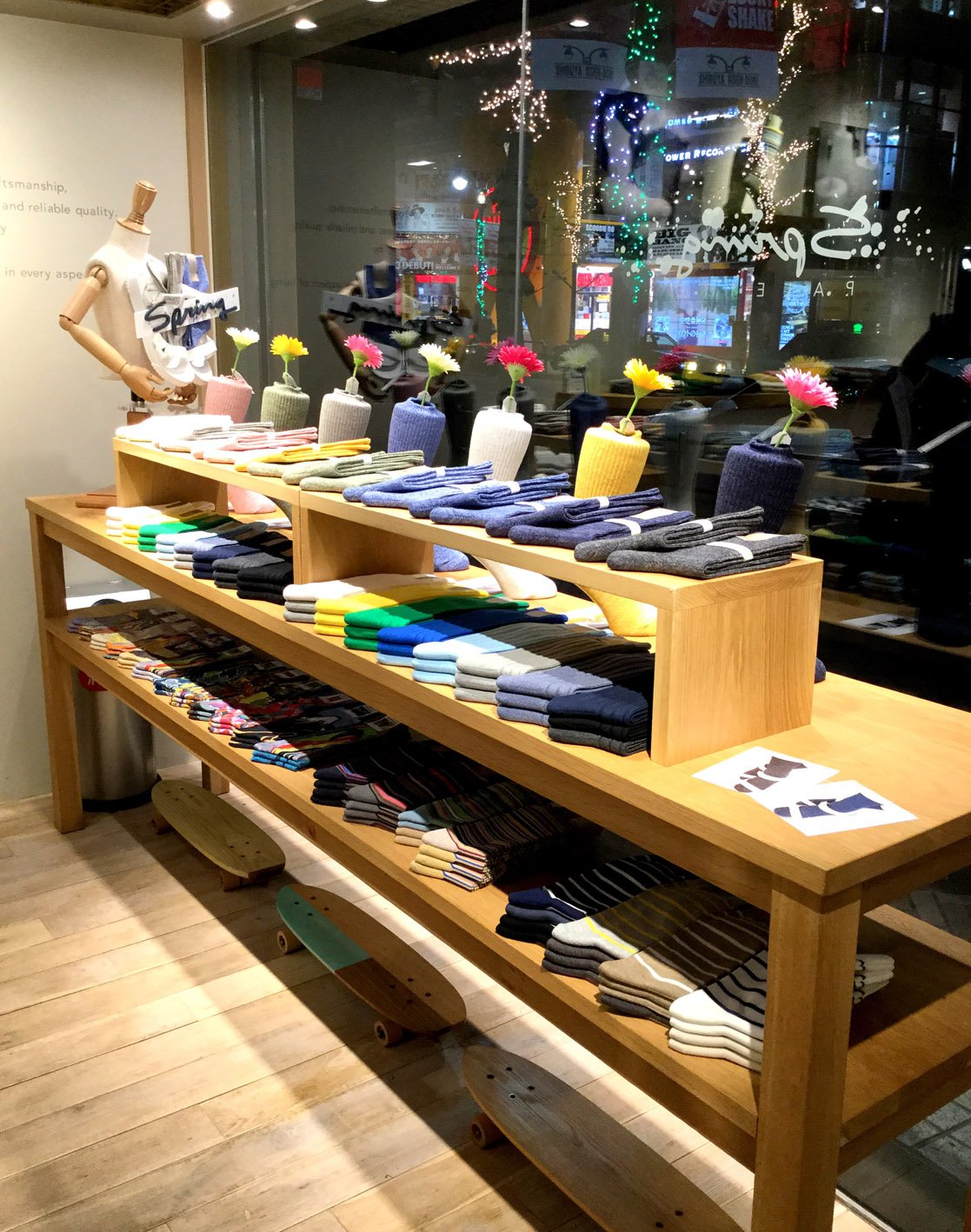 レディースソックストルソ− SOF1W 白 靴下 ディスプレイ トルソー 日本製 送料無料サンクリエイト