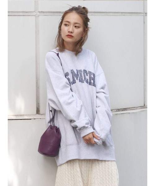 セール ビッグシルエットロゴスウェット スウェット Ungrid アングリッド のファッション通販 - ZOZOTOWN